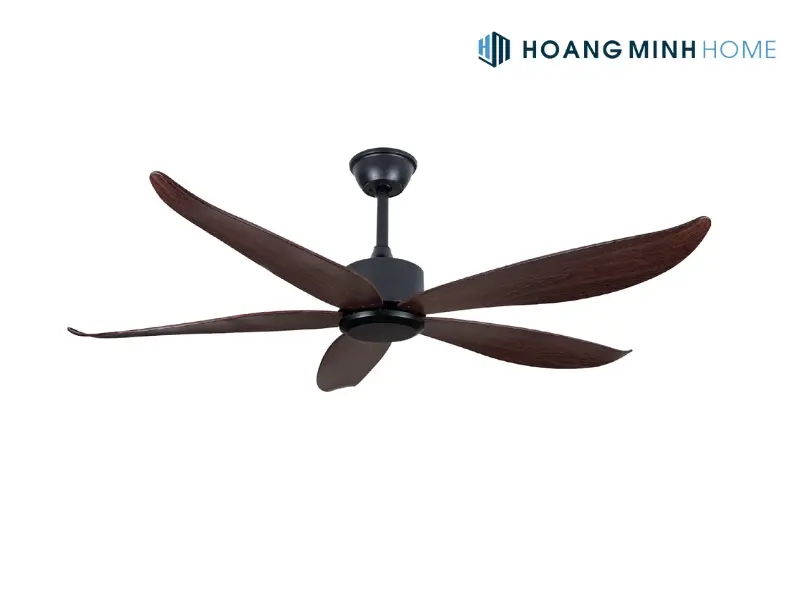#7+ Những Mẫu Thiết Kế Quạt Trần Màu Nâu Gỗ Sang Trọng