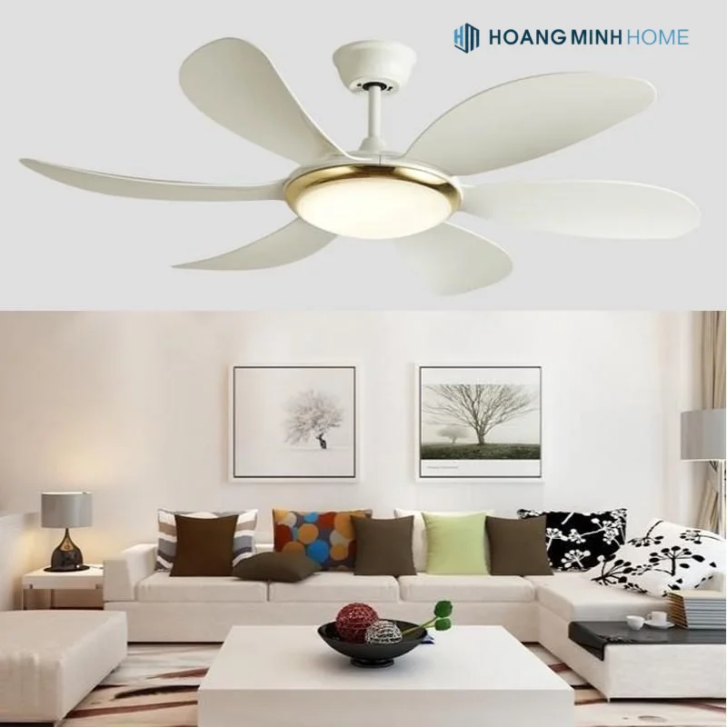Quạt trần trang trí có tính ứng dụng cao, phù hợp với nhiều không gian lắp đặt khác nhau