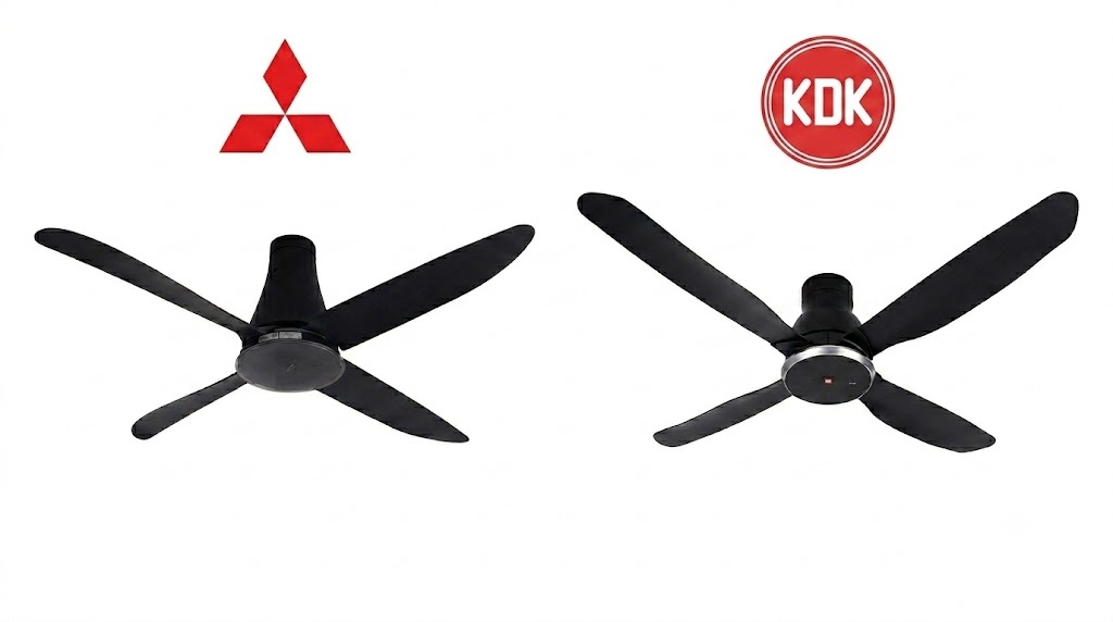 KDK vs Mitsubishi: Trận chiến quạt trần Nhật Bản – Bên nào mát và vận hành êm hơn?