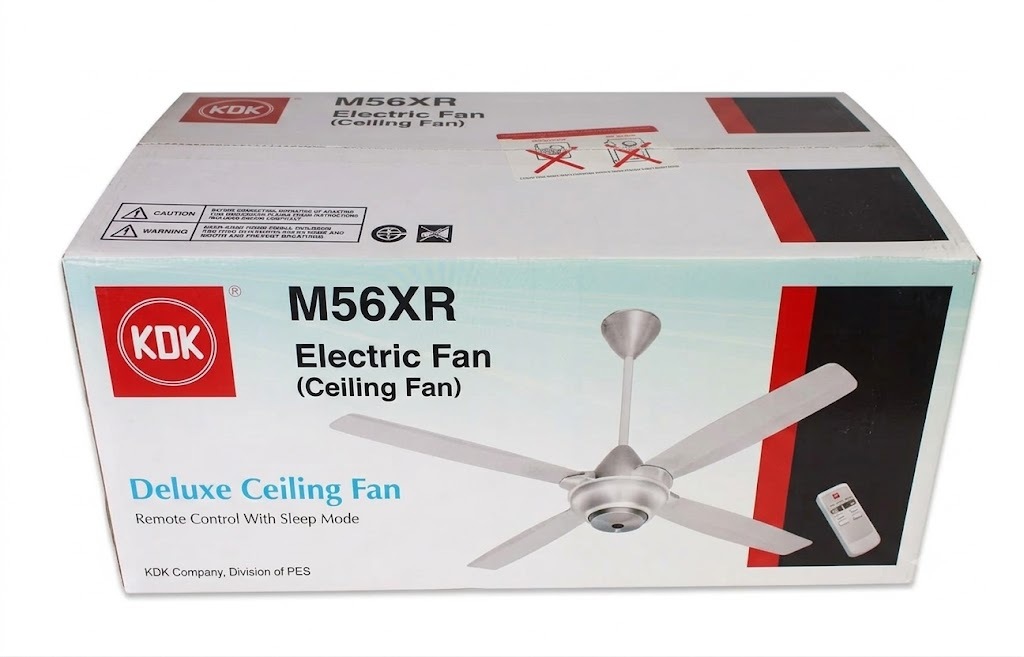 Cách phân biệt quạt trần KDK nhập khẩu chính ngạch và hàng nội địa xách tay Nhật