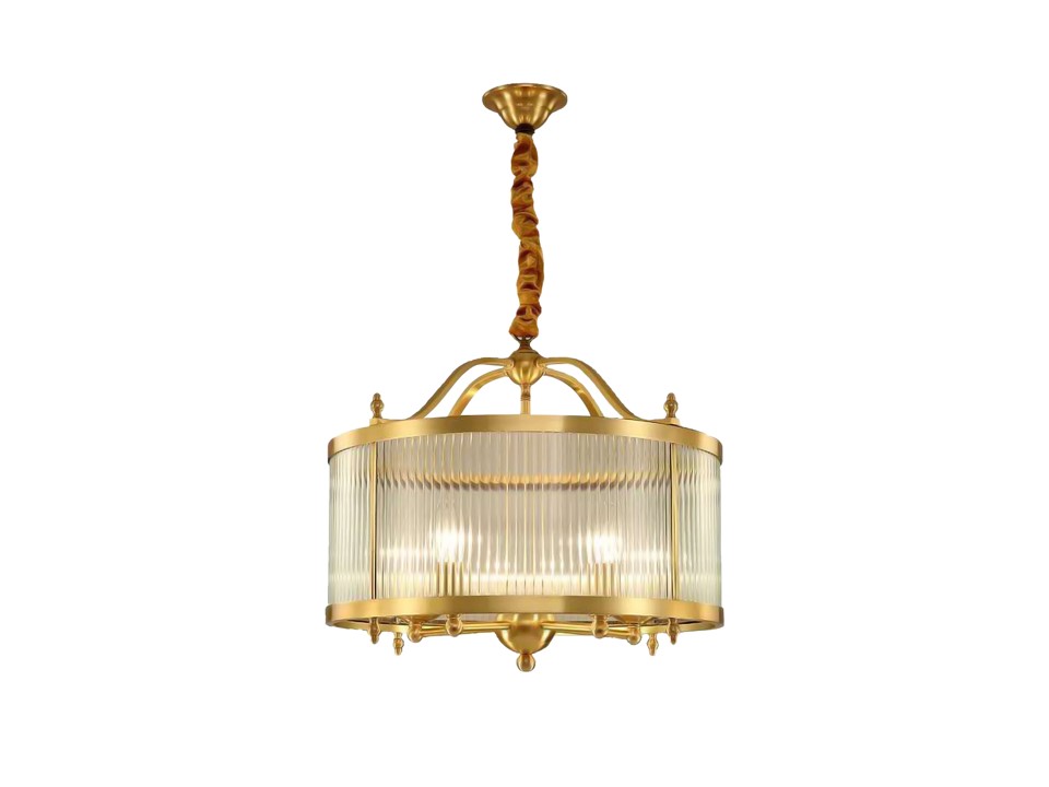 Đèn thả trần đồng trang trí phòng khách TD02