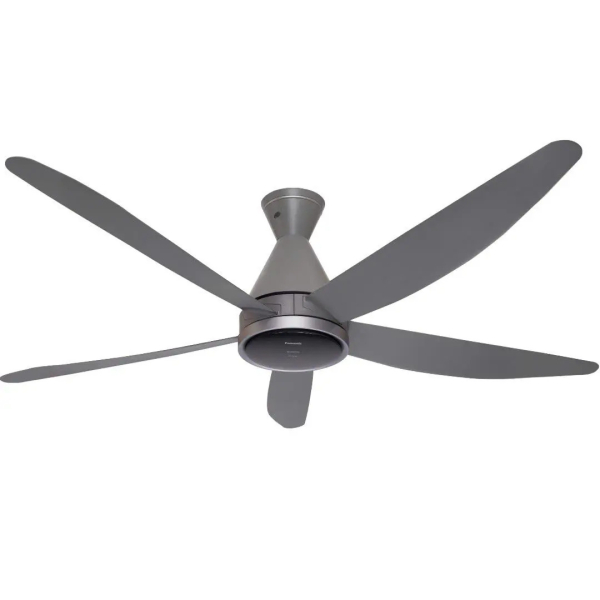Quạt trần Panasonic 5 cánh màu xám F-60HAN
