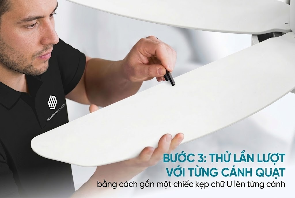 Tại sao quạt trần KDK bị lắc ? Quy trình kiểm tra và xử lý đúng tiêu chuẩn