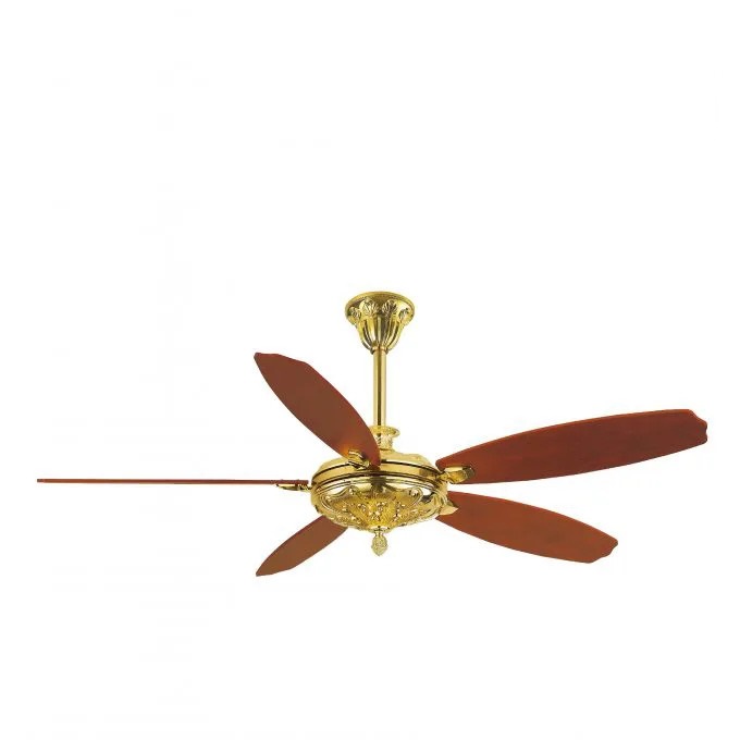 Quạt trần đèn 5 cánh Fengye FY961 mạ vàng cổ điển