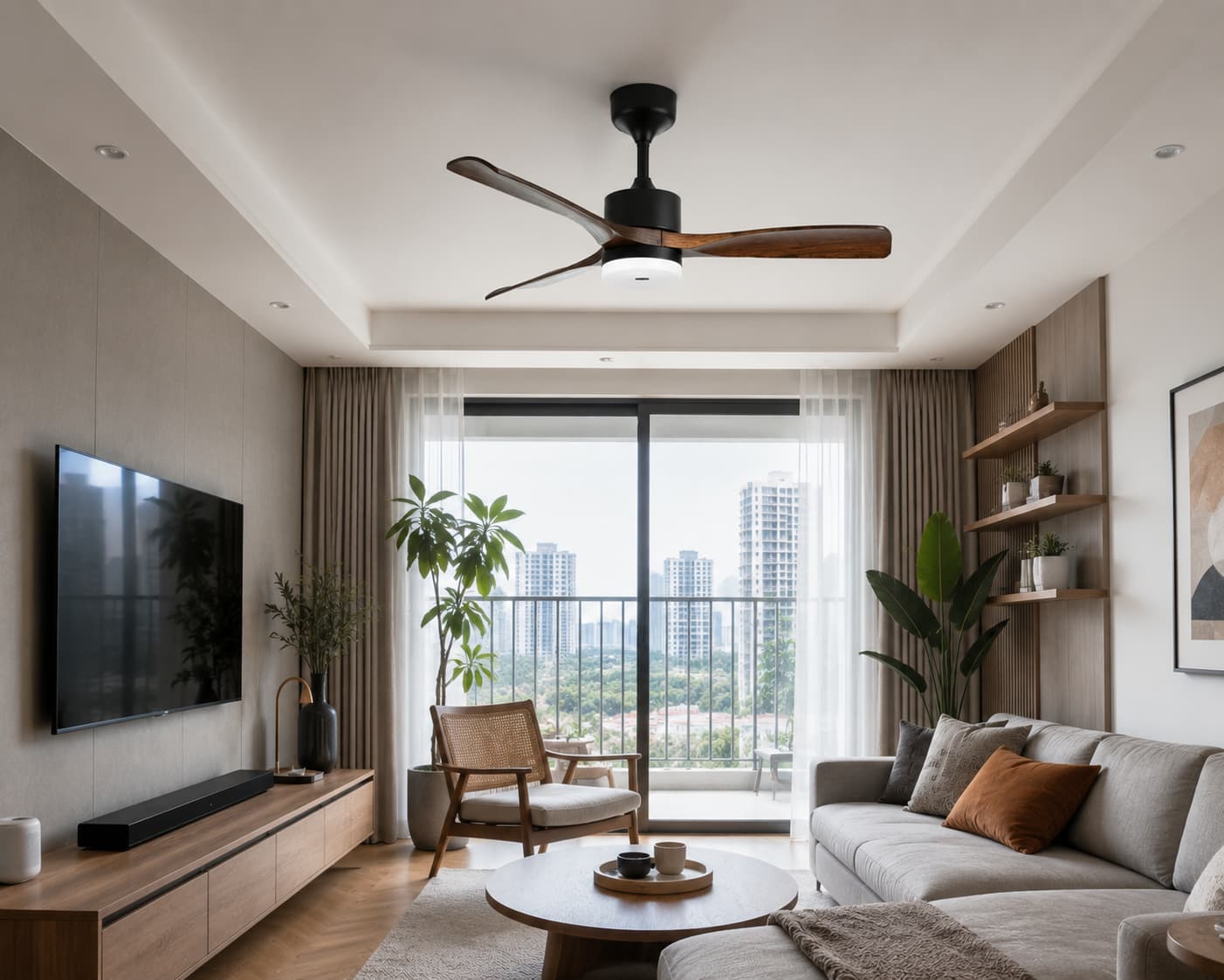 Bí quyết chọn quạt trần Nanoco cho ngôi nhà phong cách Hiện đại & Tối giản