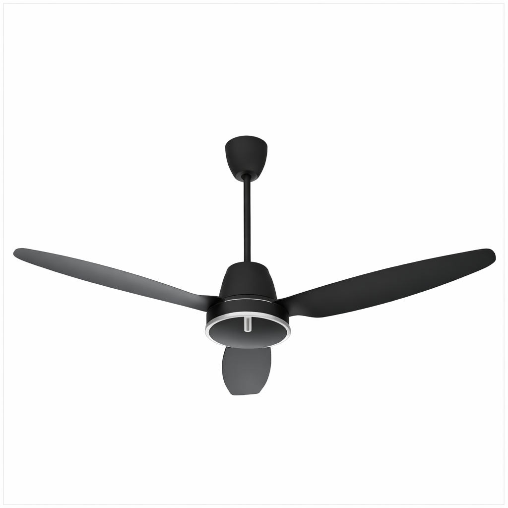 Quạt trần Nanoco 3 cánh màu đen NCF6031-K