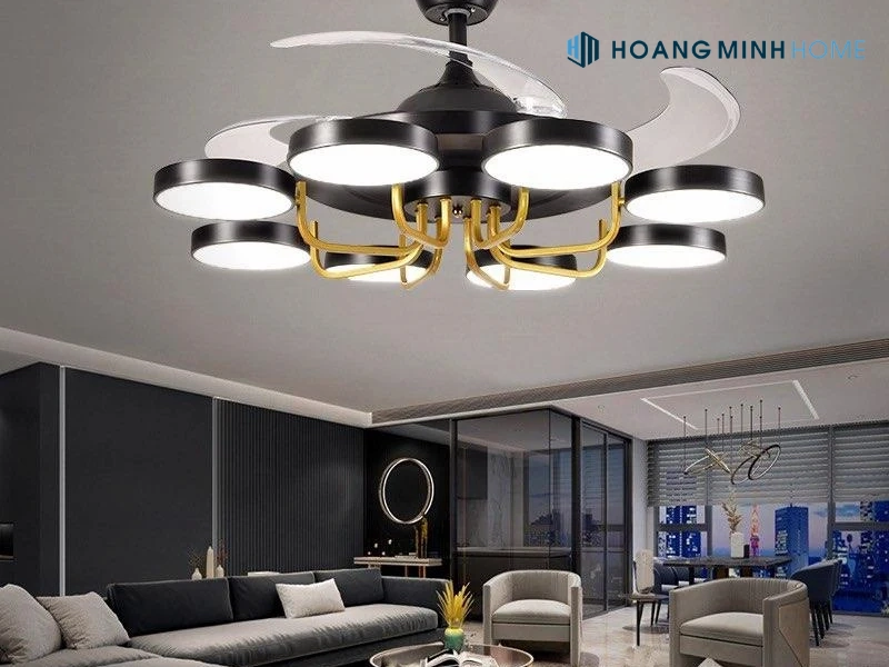 Quạt trần trang trí TPHCM tại Hoàng Minh Home