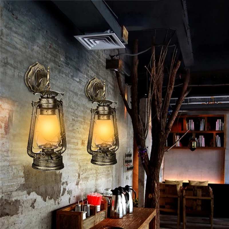 đèn tường quán cà phê